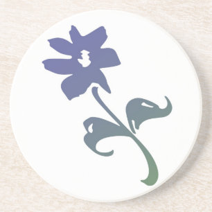 Poetica Blue Flower Coaster