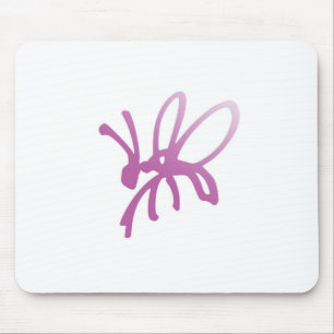 Poetica Bug Pink Mouse Pad