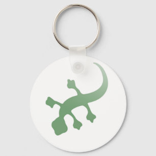 Poetica Gecko in Green Keychain