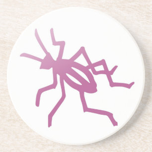 Poetica Pink Cricket Coaster