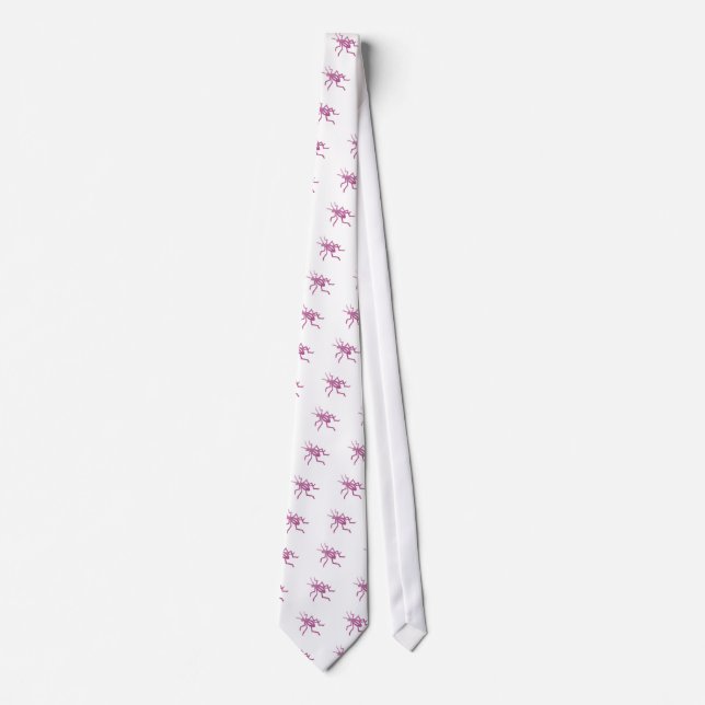 Poetica Pink Cricket Tie (Front)