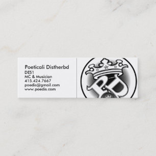 Poeticali Distherbd, MC Card