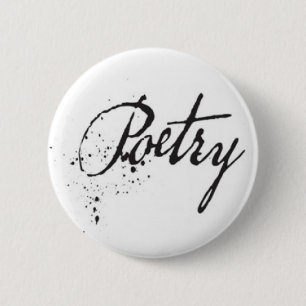 Poetry 2 Inch Round Button