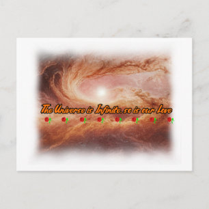 Poetry and Universe on a Postcard
