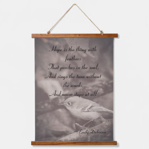 Poetry Bird Hanging Tapestry