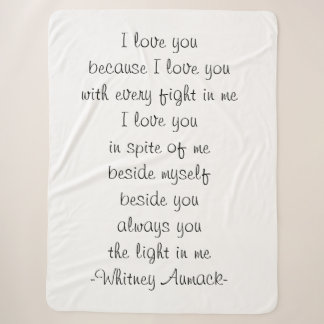 Poetry Blanket