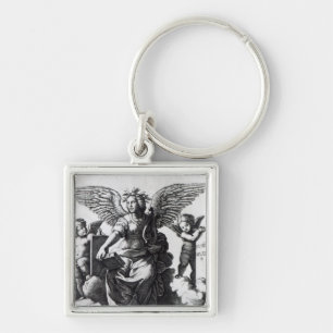 Poetry, c.1515 keychain