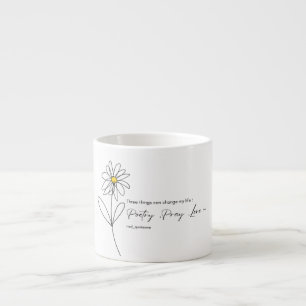 Poetry Daisy Flower Mug