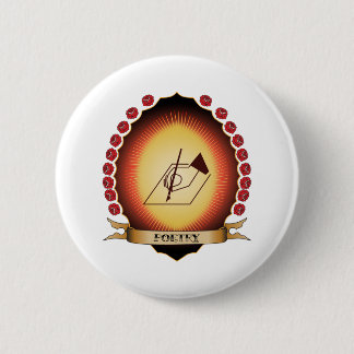 Poetry Mandorla 2 Inch Round Button