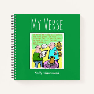 Poetry Notebook with Owner's Name