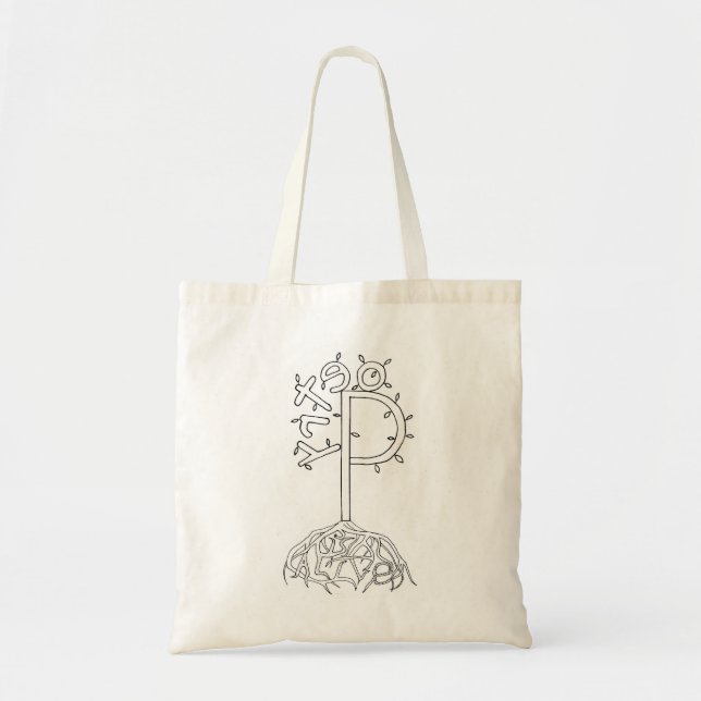 Poetry Tree "Is Alive" Tote Bag (Front)