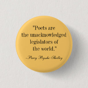Poets 1 Inch Round Button