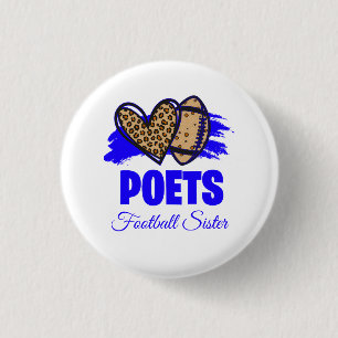 Poets Football Button - Customizable 