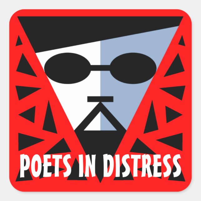 POETS IN DISTRESS DADDY COOL STICKER (Front)