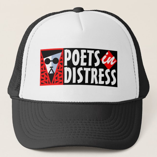 POETS IN DISTRESS DADDY COOL TRUCKER'S HAT (Front)