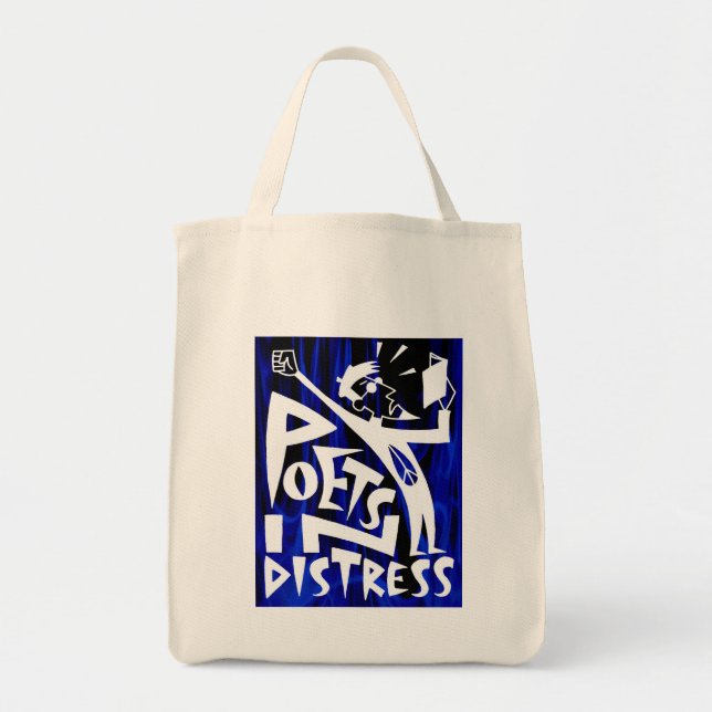 POETS IN DISTRESS TOTE BAG (Front)