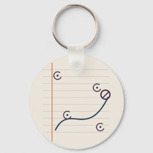 Poet's Margin literary Keychain