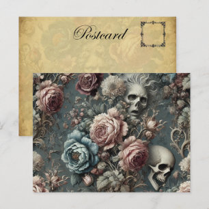 🪦 Poets Pending – Gothic Victorian Holiday Postcard
