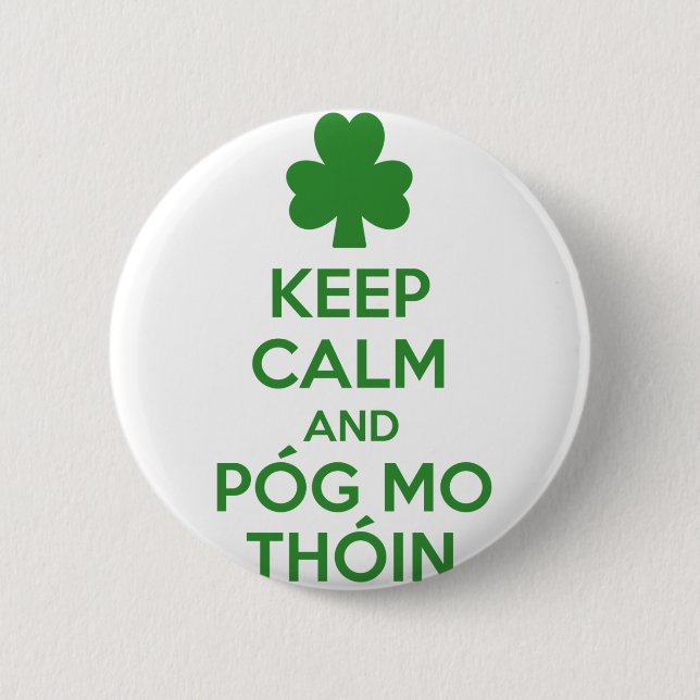 Pog mo thoin 2 inch round button (Front)