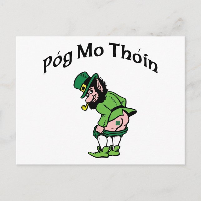 Pog Mo Thoin Gift Postcard (Front)