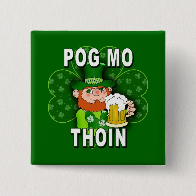 POG MO THOIN Tshirts and Products 2 Inch Square Button (Front)