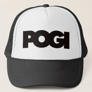 Pogi - Black Trucker Hat