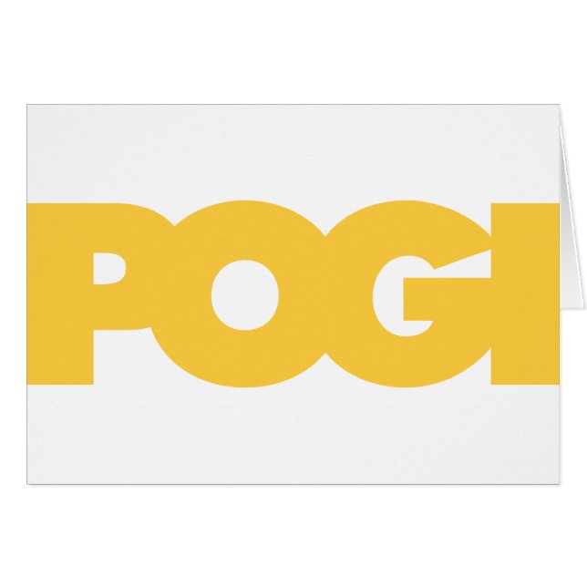 Pogi - Yellow (Front Horizontal)