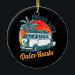 Pogue Life Outer Banks Retro Vintage Ceramic Ornament<br><div class="desc">Pogue Life Outer Banks Retro Vintage</div>