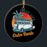 Pogue Life Outer Banks Retro Vintage Ceramic Ornament<br><div class="desc">Pogue Life Outer Banks Retro Vintage</div>