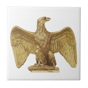 Pohle Golden Eagle Architectural Ornament Art Tile