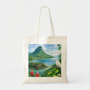 Pohnpei Micronesia Tropical Island Ruins Tote Bag