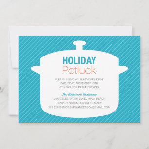 POIDS DE CROCK BLEU  INVITATIONS À L'ENDROIT DES F