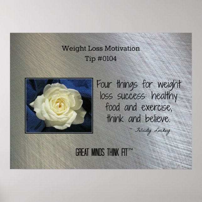 Poids Motivation Poster Tip #0104 (Devant)