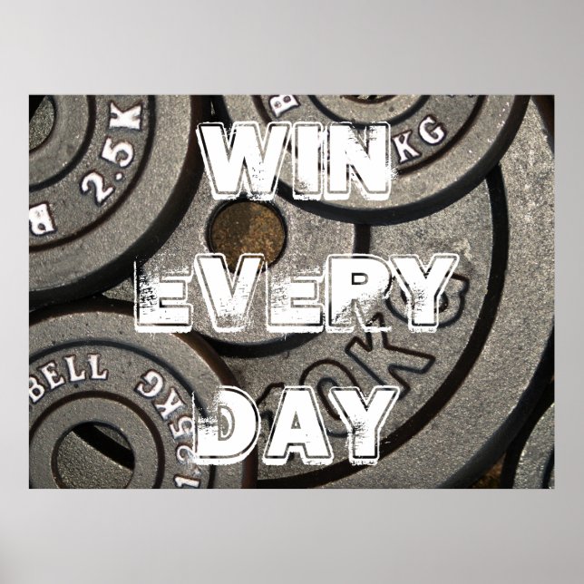 Poids motivationnel Poster de levage et de formati (Devant)