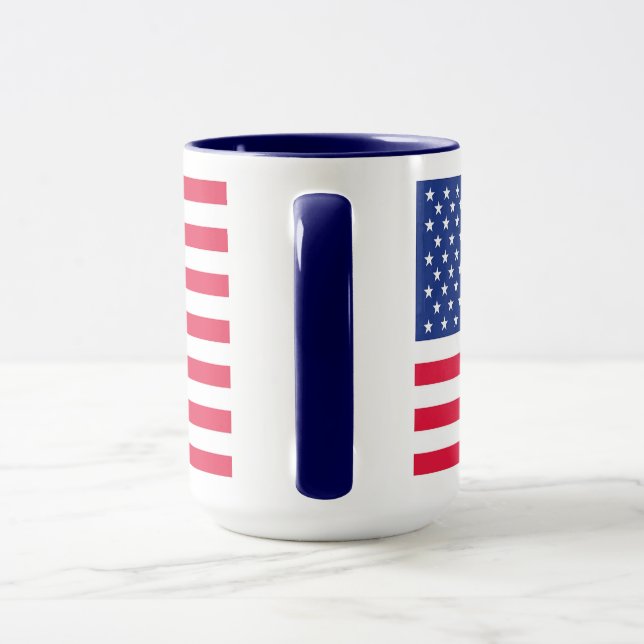Poignée American Flag Mug Blue (Poignée)