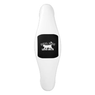 Poignée De Porte En Céramique Humoristique Vrais Hommes Aimer Chats