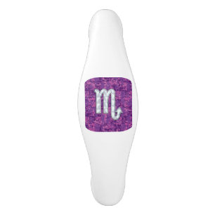 Poignée De Porte En Céramique Scorpio Horoscope Connexion Camion numérique rose