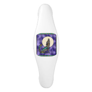 Poignée De Porte En Céramique Southwestern Faux Tirage en verre céramique