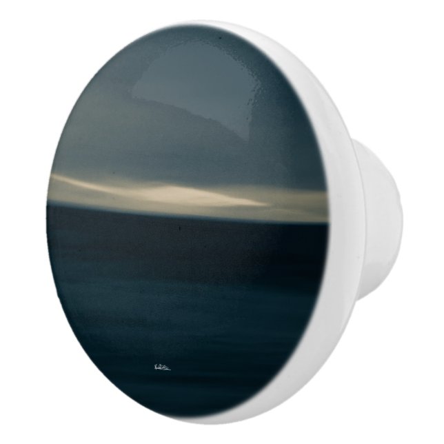 Poignée de porte, photo abstraite ceramic knob (Right)