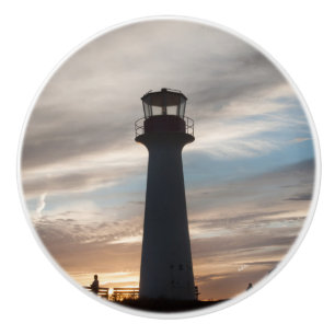 Poignée de porte, photo d'un phare ceramic knob