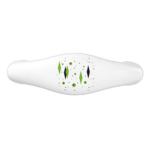 Poignée De Tiroir En Céramique Rétros diamants verts et traction de tiroir de