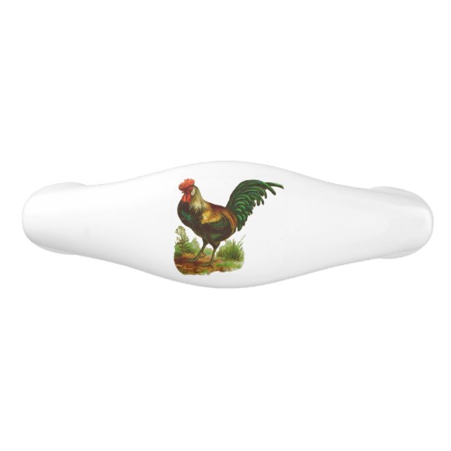 Poignée De Tiroir En Céramique Rooster (Devant)