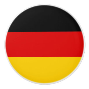 Poignée en céramique avec drapeau d'Allemagne