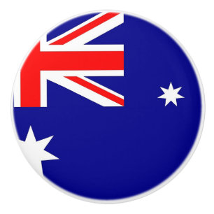 Poignée en céramique avec drapeau d'Australie