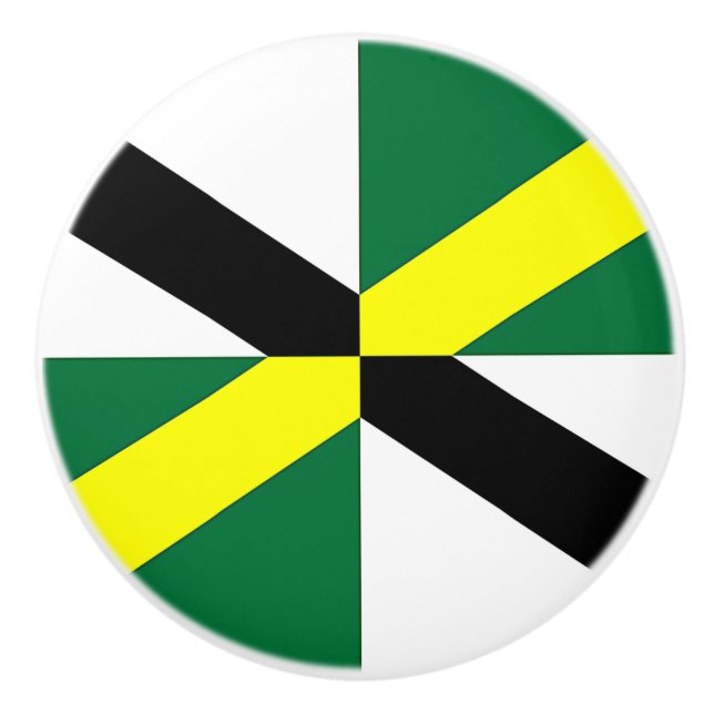 Poignée en céramique avec le drapeau de Monterey,  (Devant)