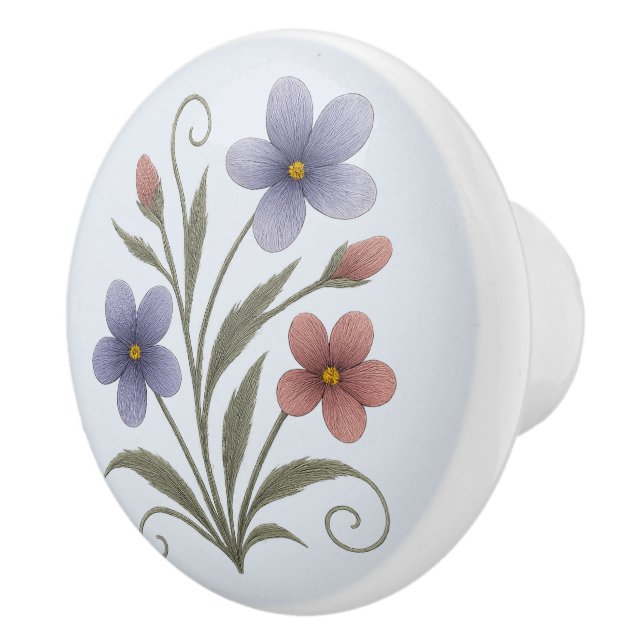 Poignée en Céramique pensée sauvage Ceramic Knob (Right)