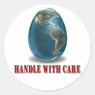 Poignée Terre avec sticker de soin