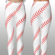 Poignées de baseball féminin (coutures) Leggings b