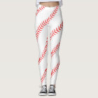 Poignées de baseball féminin (coutures) Leggings b