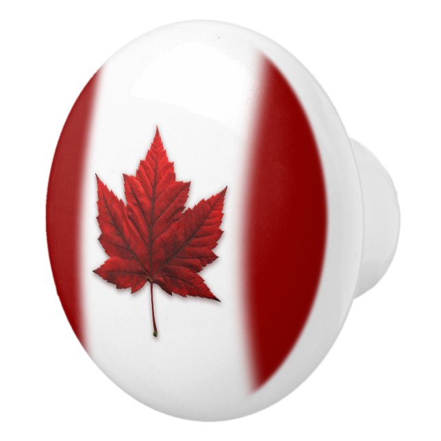 Poignées de porte Feuille d'érable du Canada Décor (Droite)
